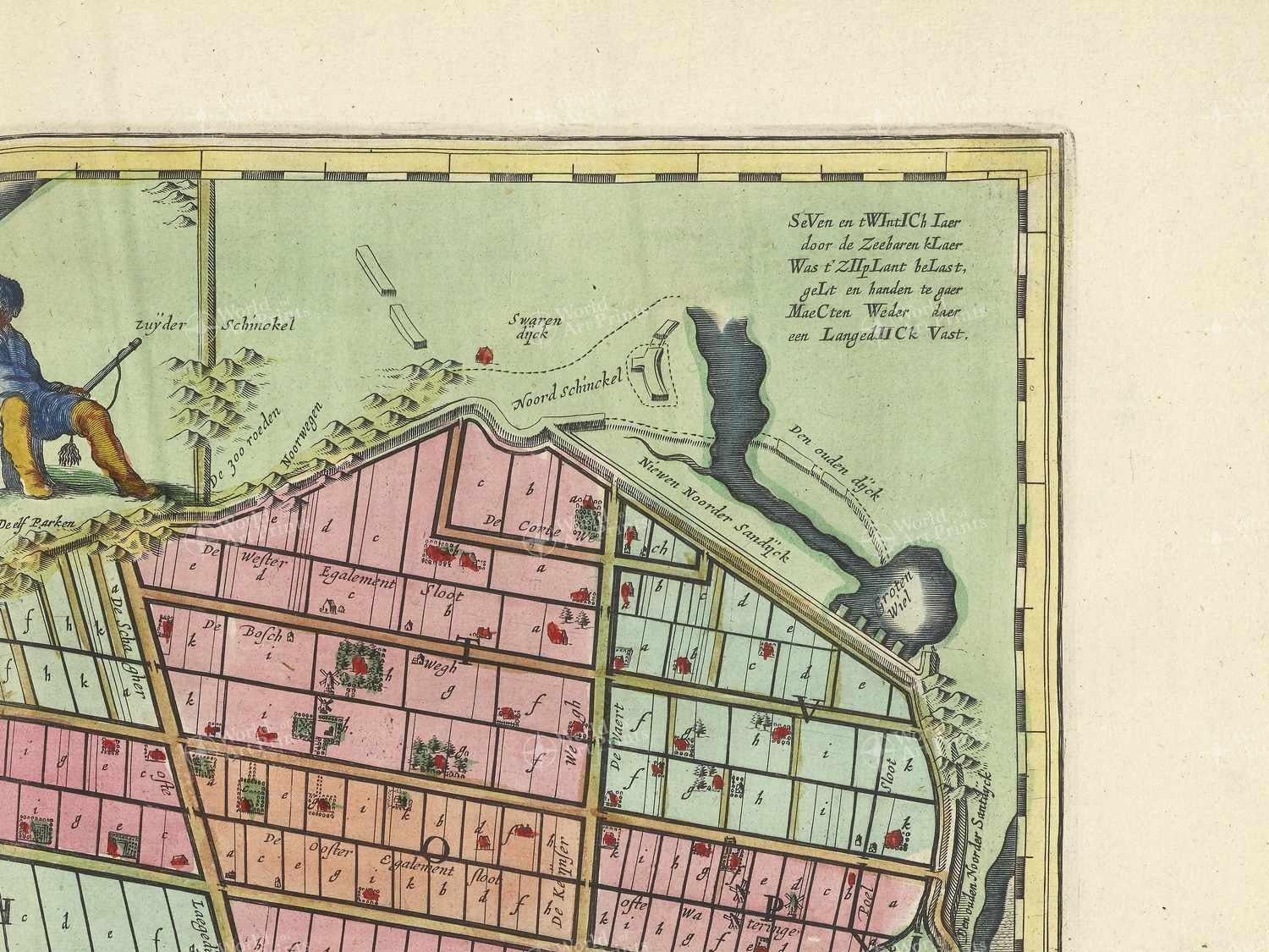 Map top right quadrant