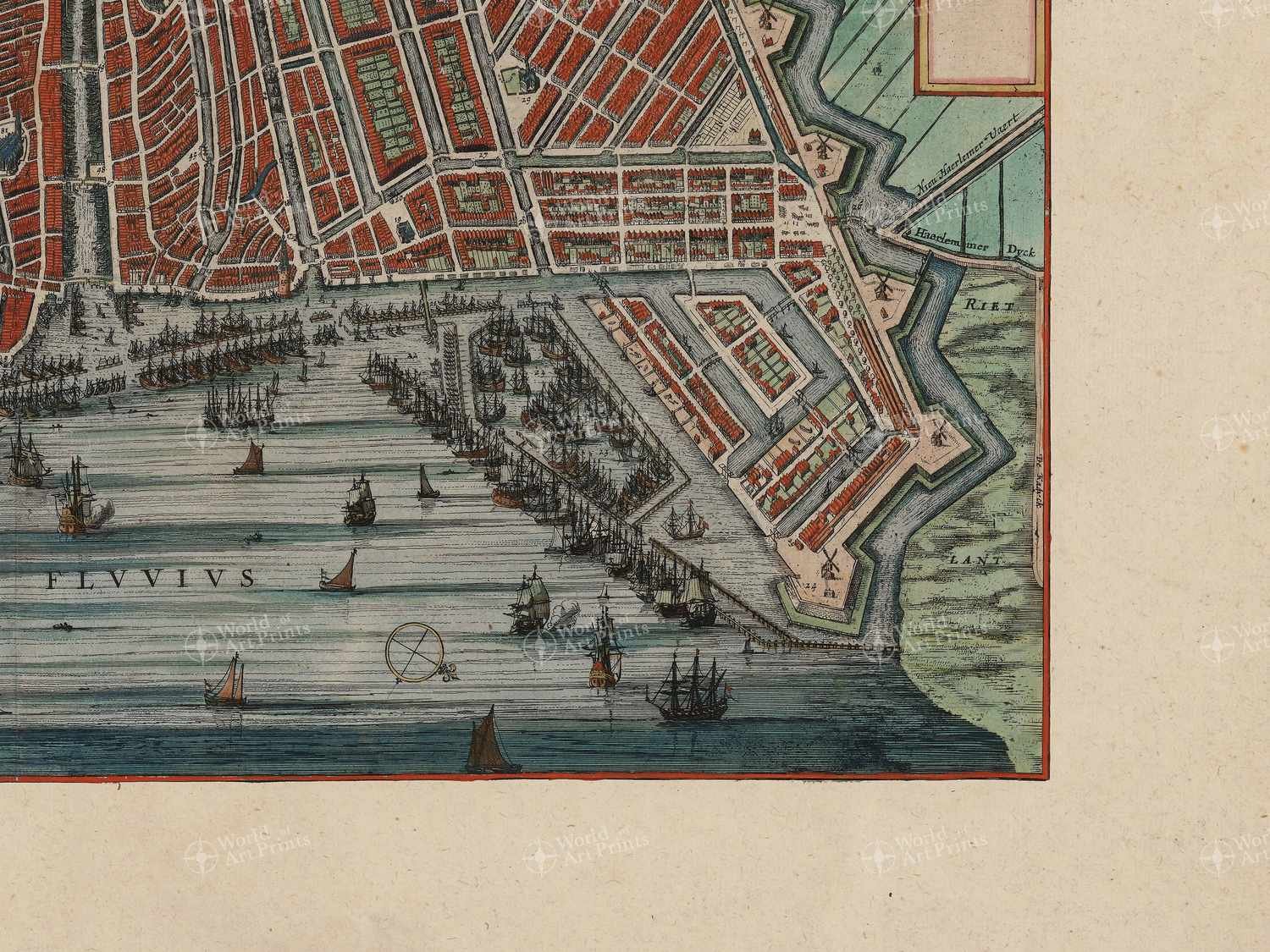 Map bottom right quadrant