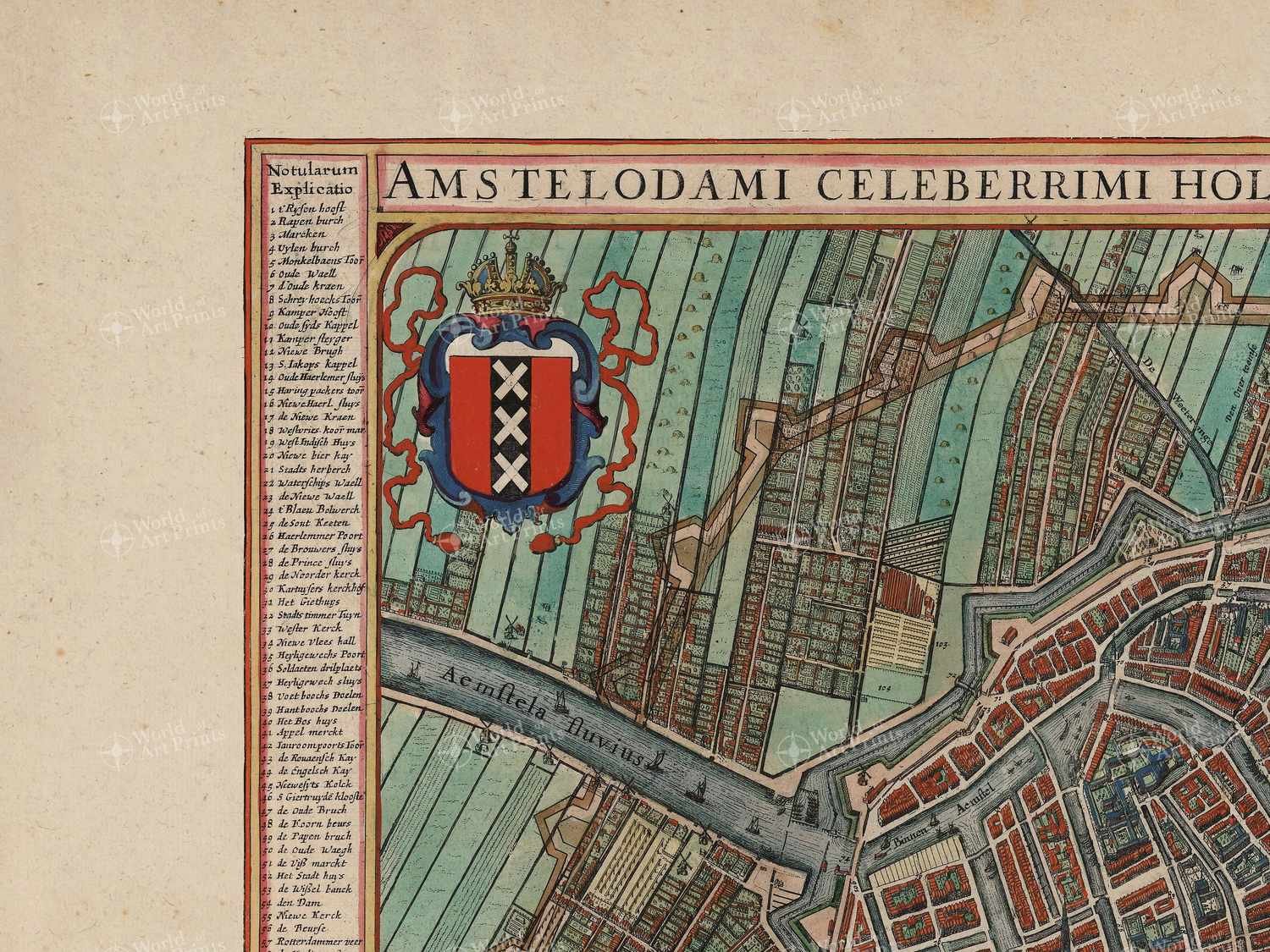 Map top left quadrant