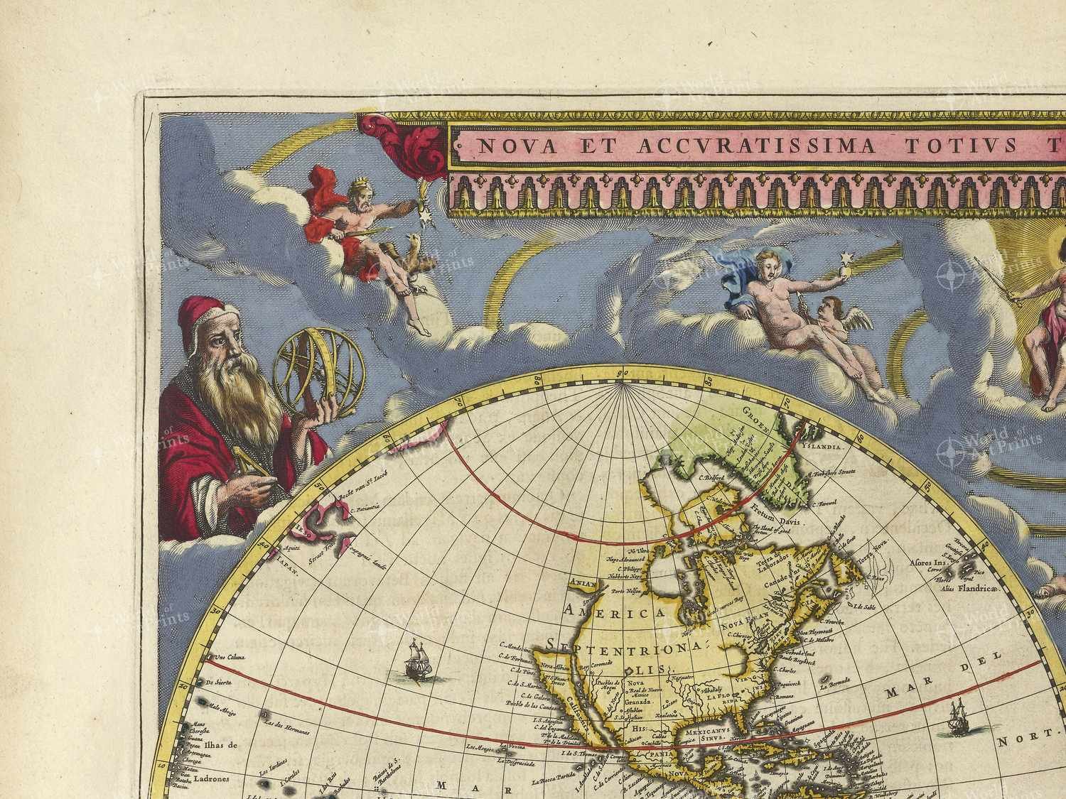 Map top left quadrant