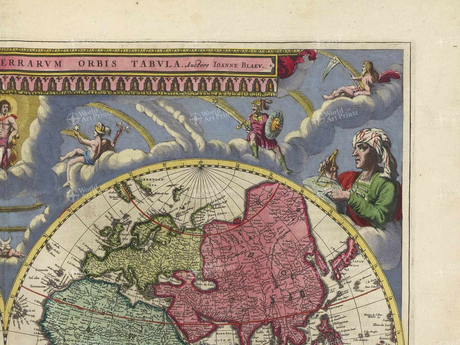 Map top right quadrant