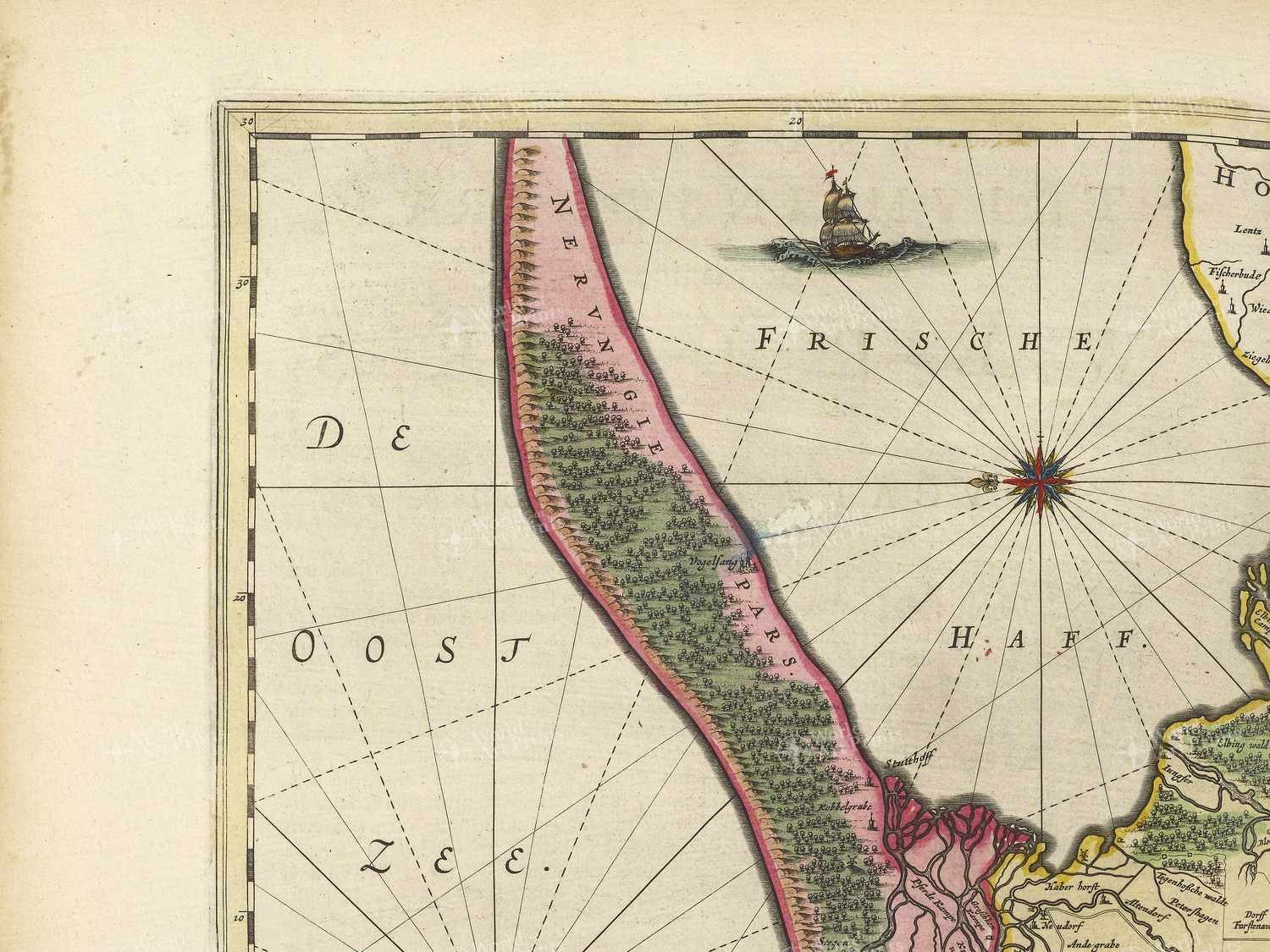Map top left quadrant