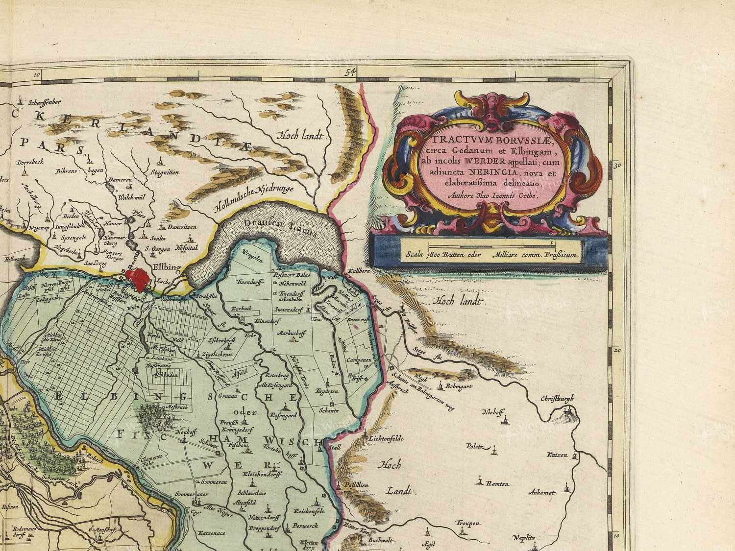 Map top right quadrant