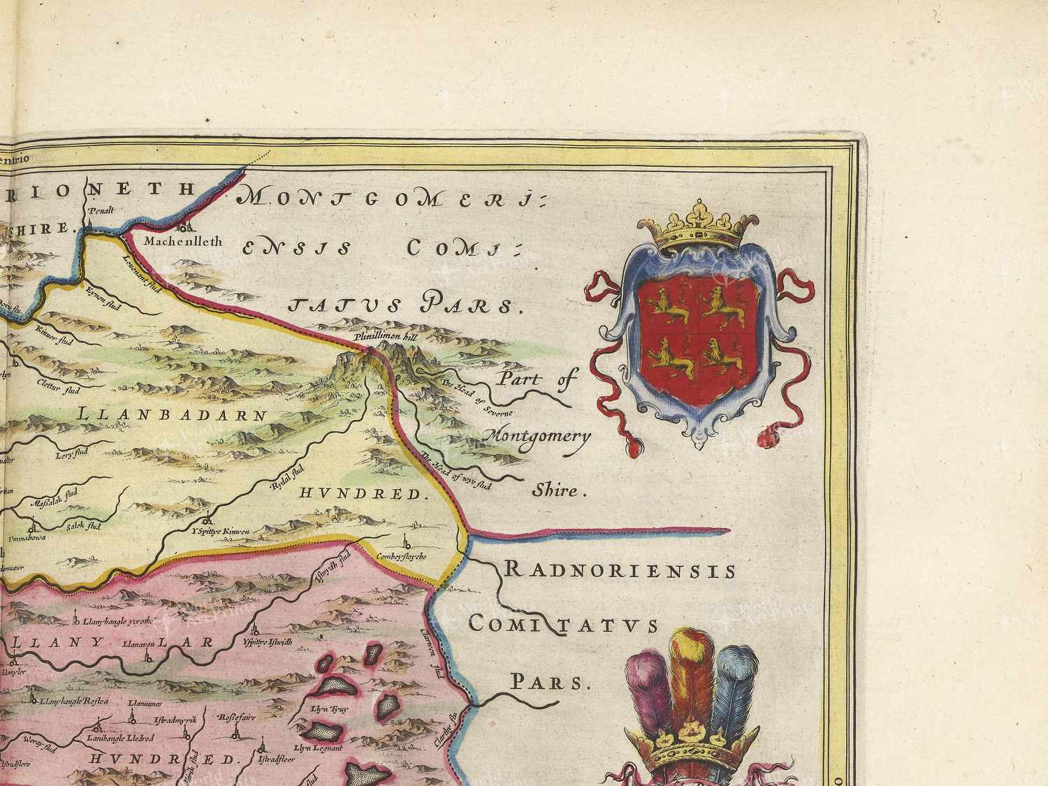 Map top right quadrant