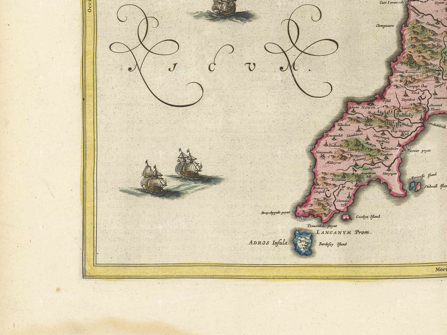 Map bottom left quadrant