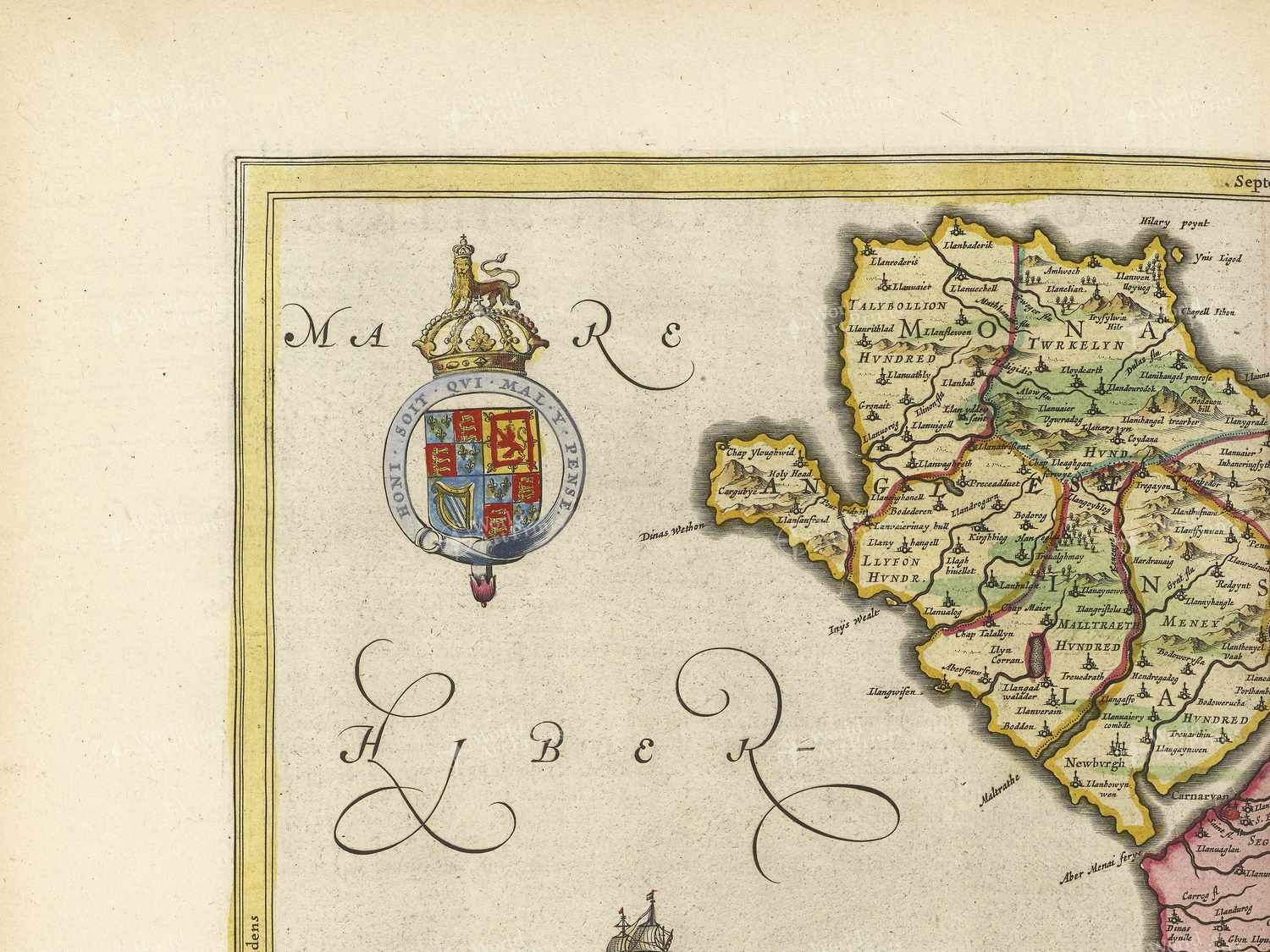 Map top left quadrant