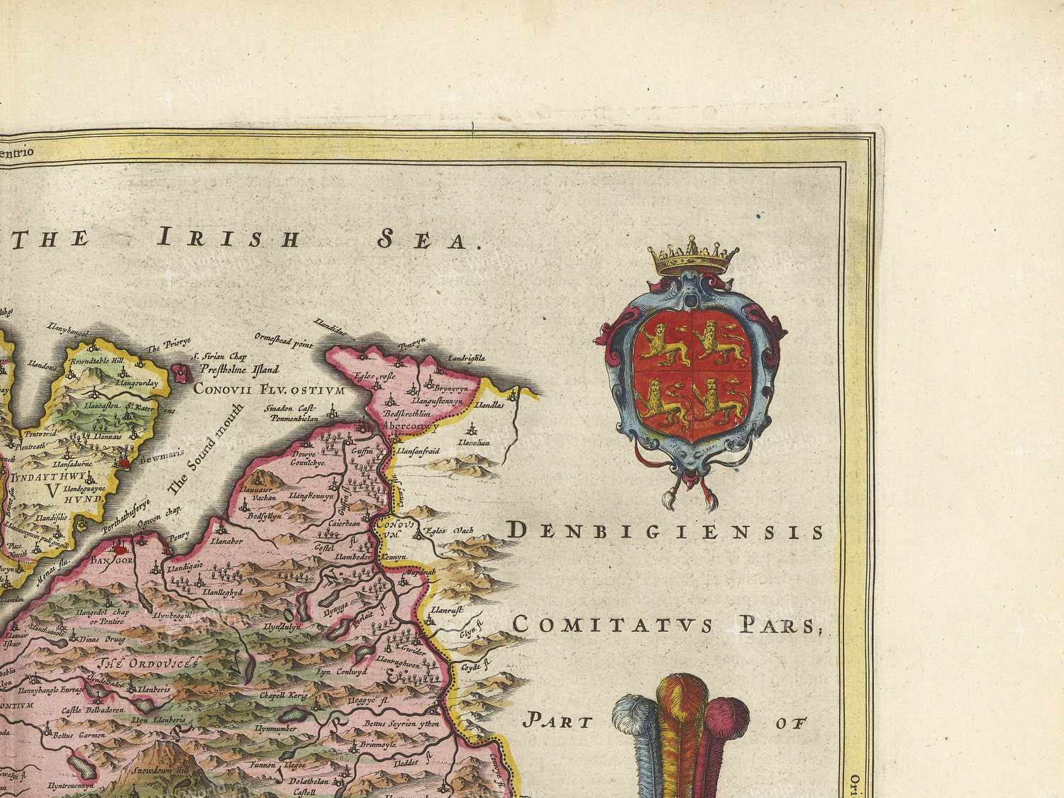 Map top right quadrant
