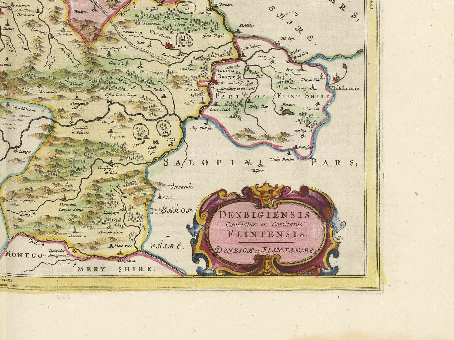 Map bottom right quadrant