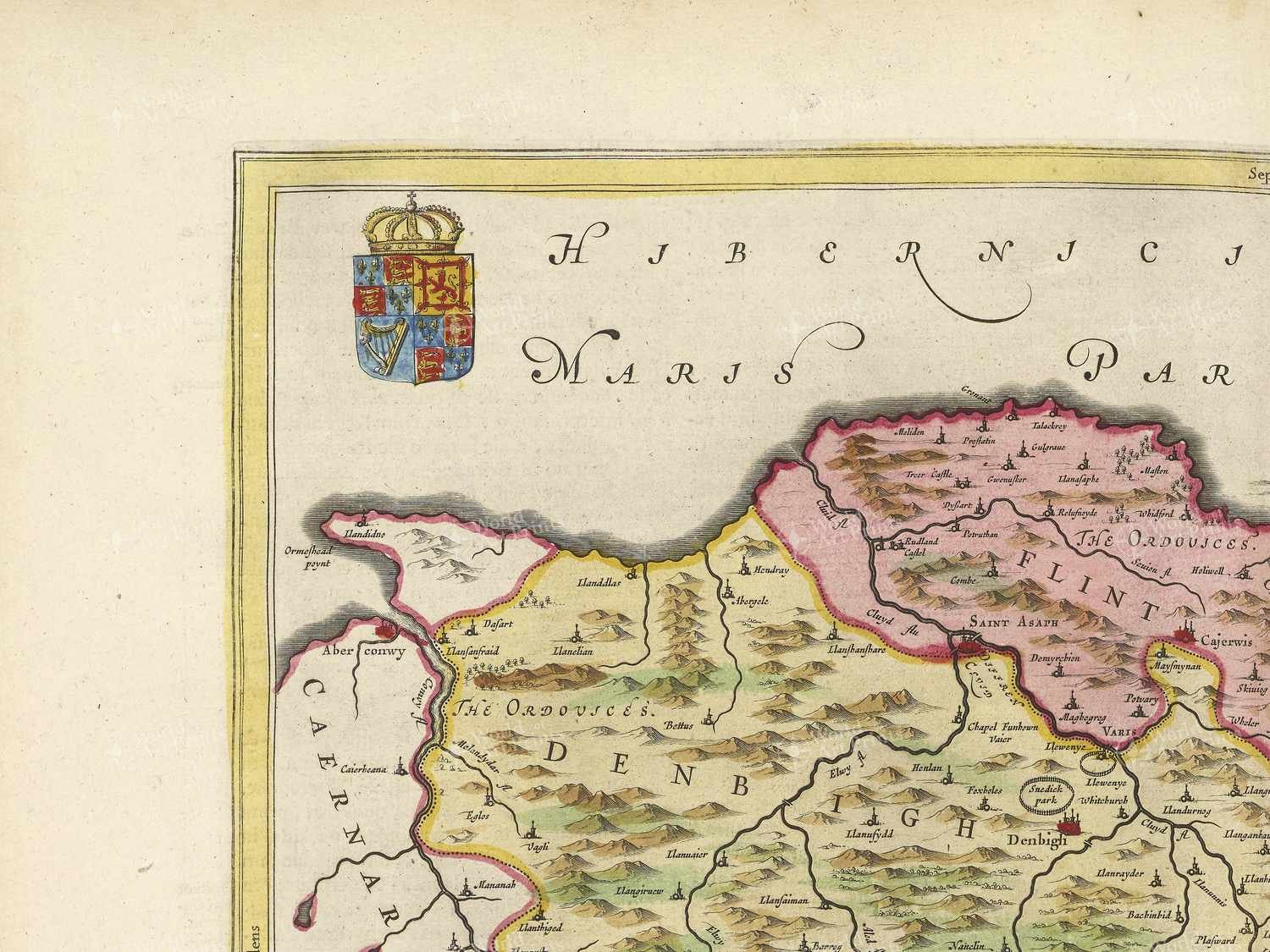 Map top left quadrant