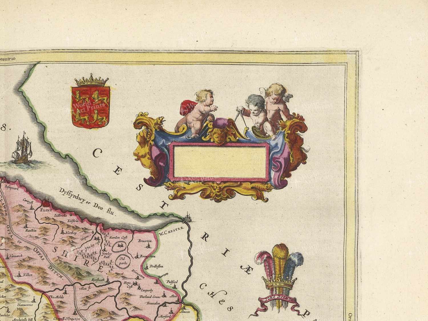 Map top right quadrant