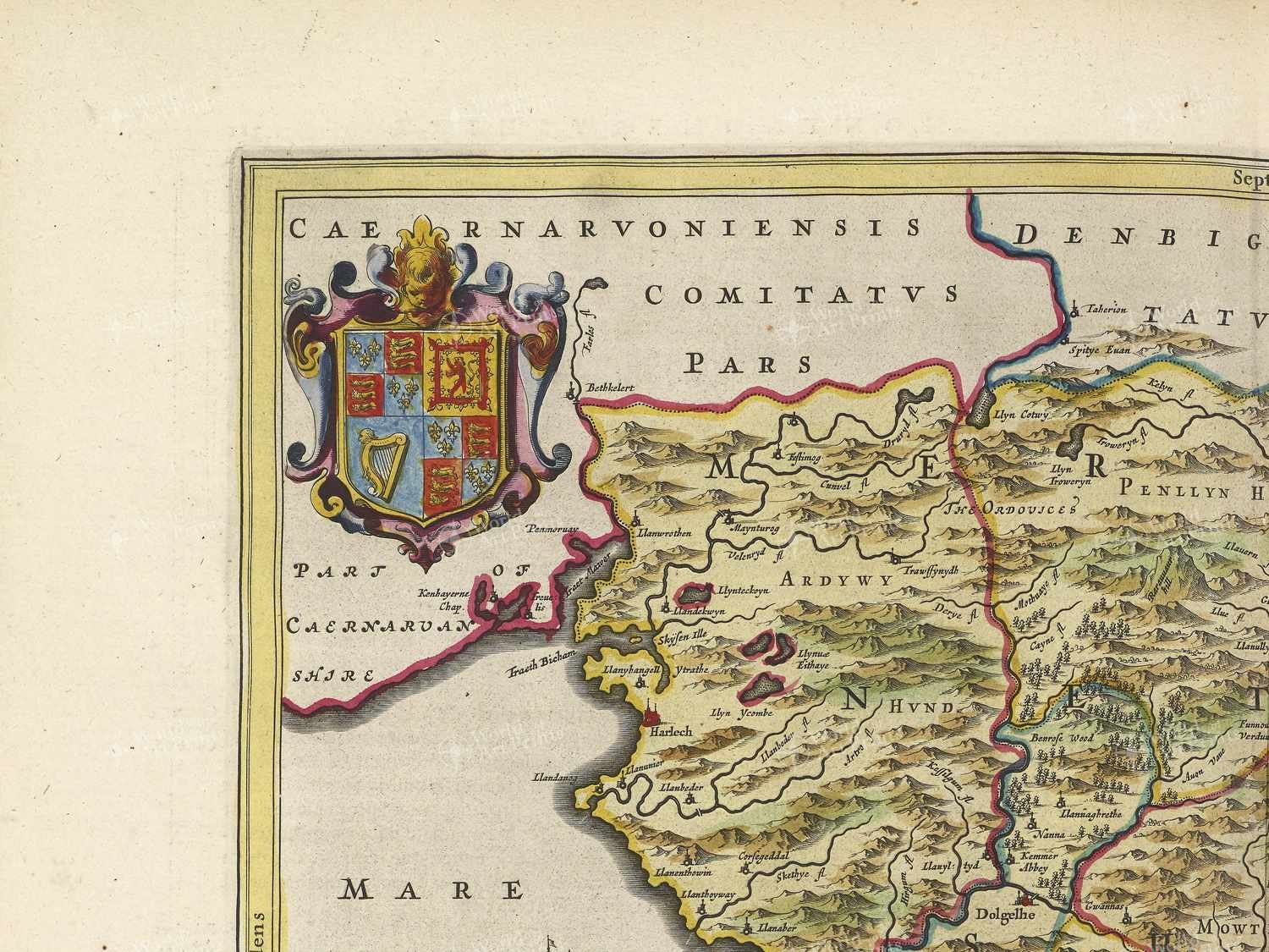 Map top left quadrant