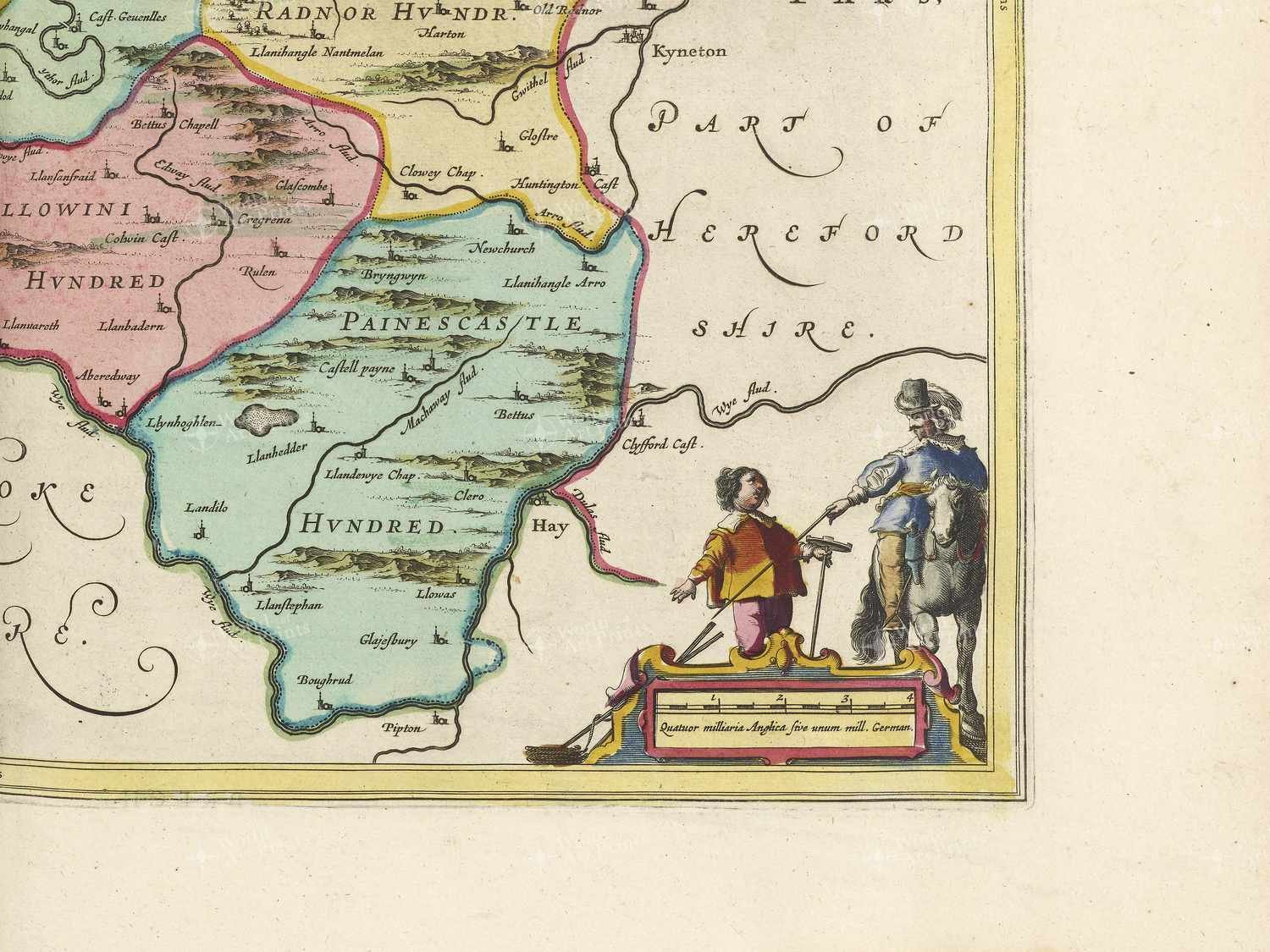 Map bottom right quadrant
