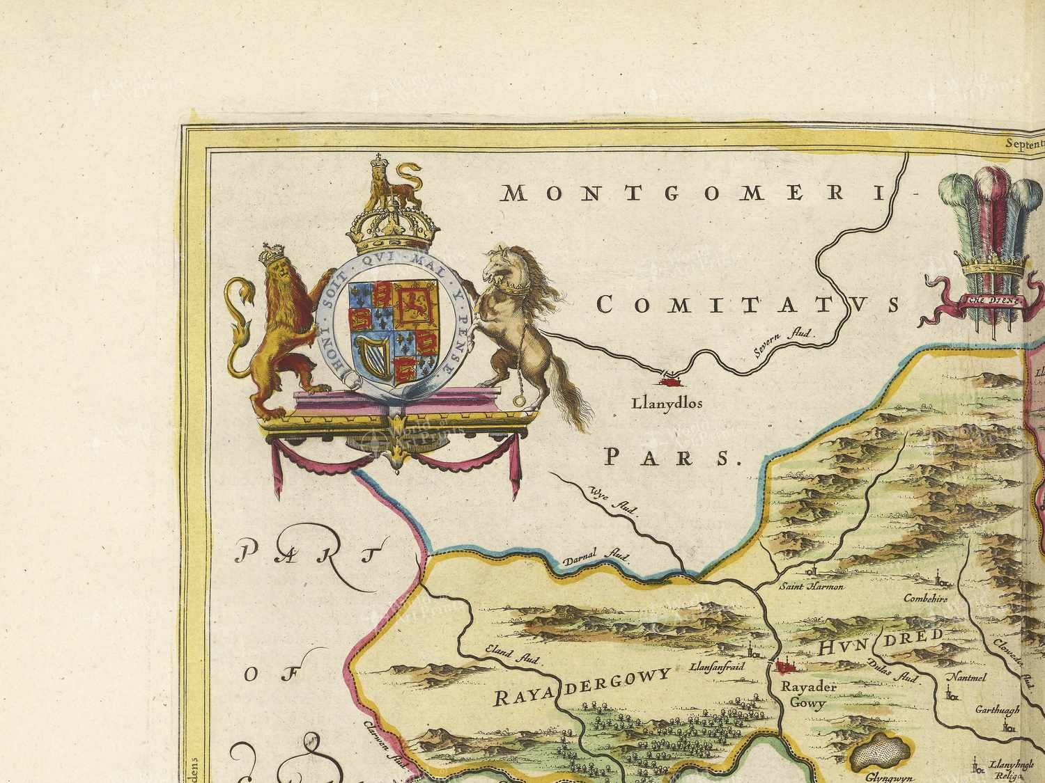 Map top left quadrant