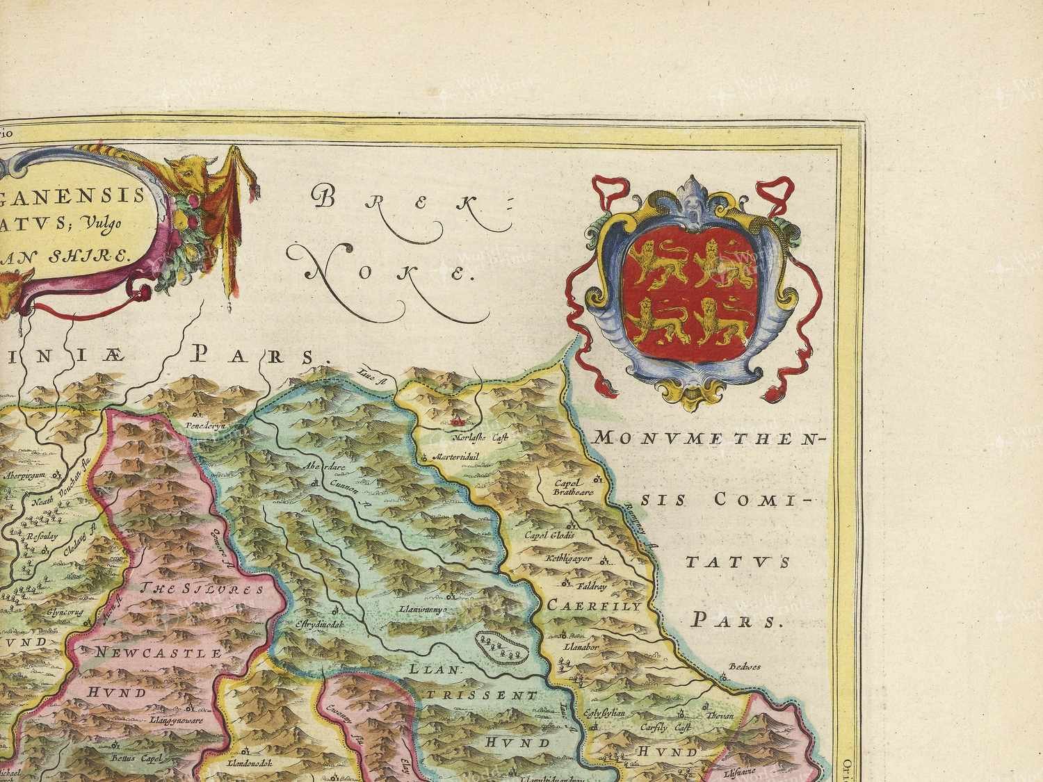Map top right quadrant