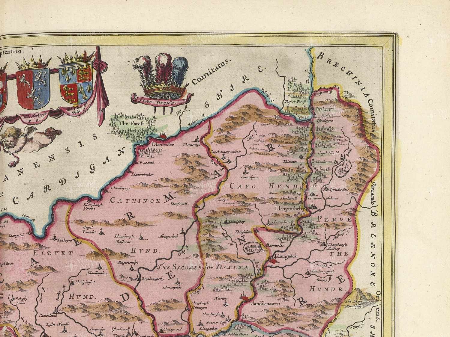 Map top right quadrant
