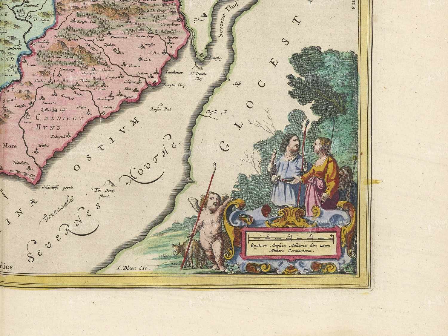Map bottom right quadrant