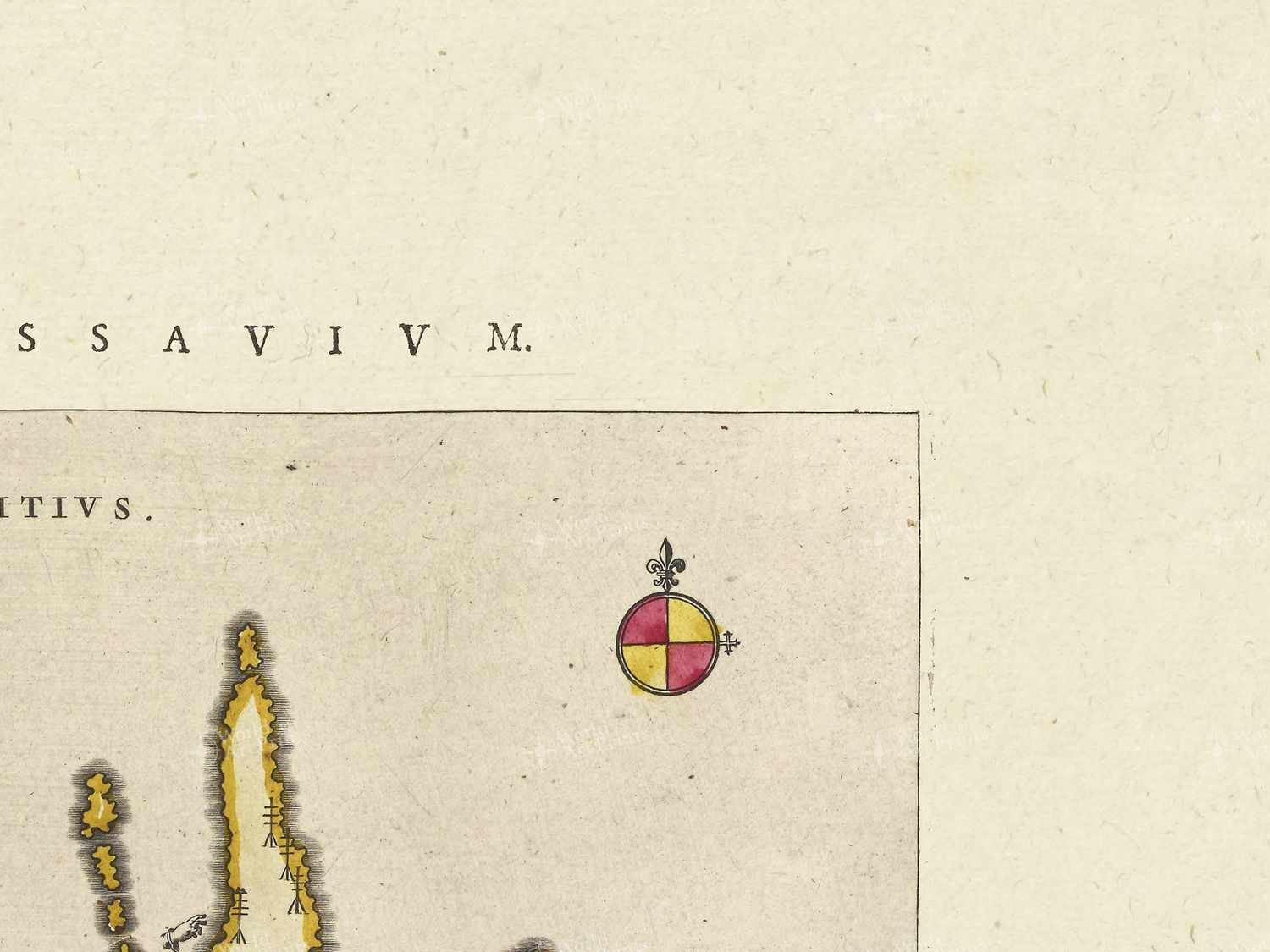 Map top right quadrant