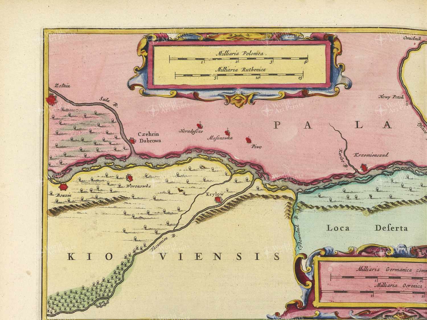 Map top left quadrant