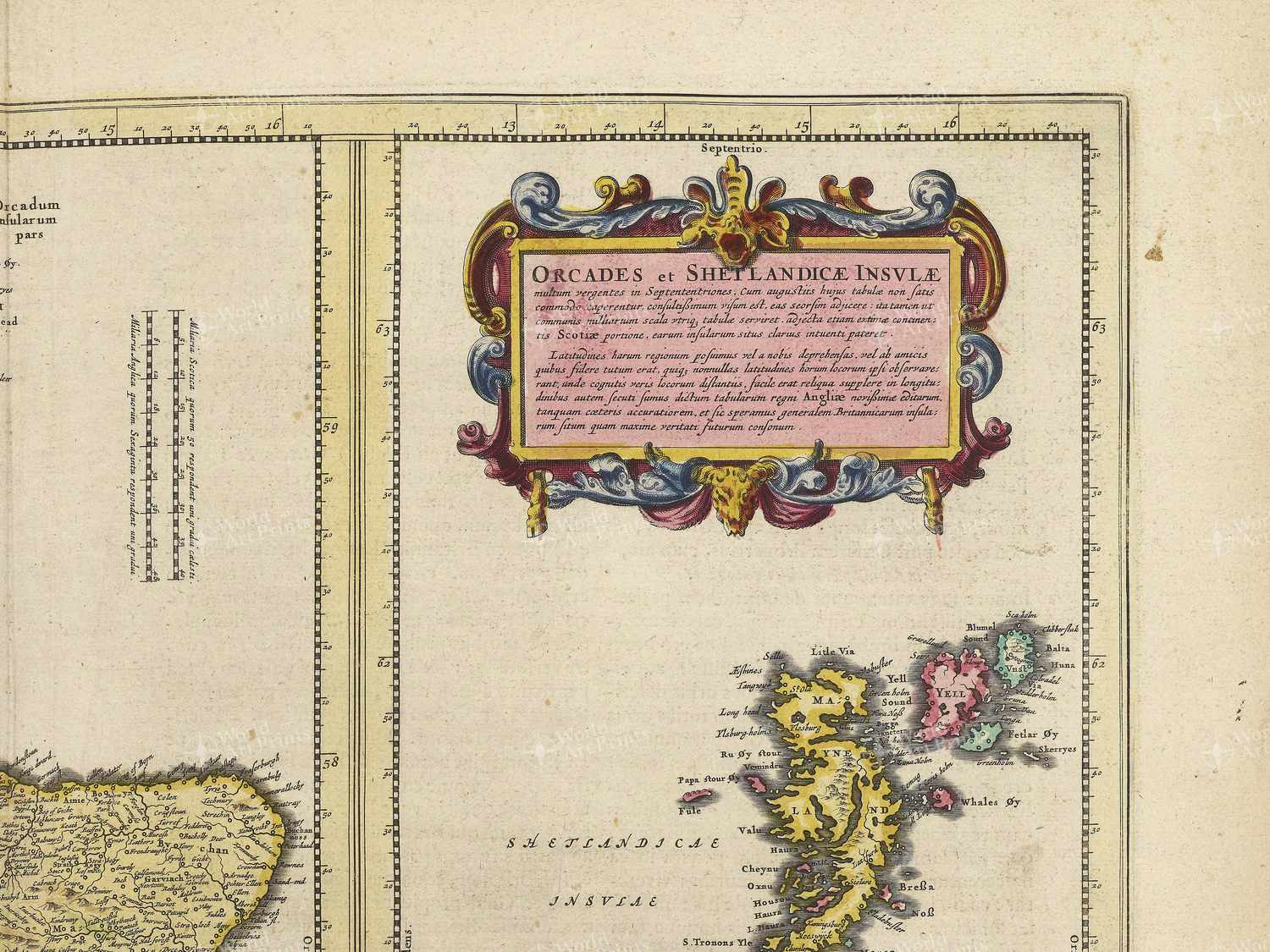 Map top right quadrant