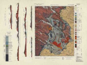 Corrykinloch, Inch Na Damff, Inchnadamph, Ledbeg, Ledmore, Overscaig, Unapool, Elphin, Knockan, Kylestrome, Assynt Geological Map, Corrykinloch Map, Inch Na Damff Map, Ledmore Map, Explore Earths Layers, Geological Poster, Earth Science Map, Assynt Geology, Geological Exploration, Scotland Geology, Earth Layers Map, Geological Education, Geology Decor, Detailed Geological Map, Assynt Region Map