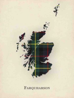 Farquharson Tartan, Clan Farquharson, Farquharson Family, Farquharson History, Tartan Map, Tartan Map Print, Scotland Wall Art, Farquharson, Tartan Gift, Scotch Gift, Poster, Premium Archival Print, Scotland, Scottish Heritage, Wall Art, Decorative Map, Clan Poster, Historical Tartan, Ancestry Art, Scottish Clan, High Quality Print, Home Decor, Tartan Art