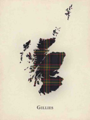 Gillies Tartan, Clan Gillies, Gillies Family, Gillies Clan Gift, Gillies History, Tartan Map, Tartan Map Print, Scotland Wall Art, Gillies, Tartan Gift, Tartan Map Poster, High Quality Print, Archival Pigment, Scotland Art, Scottish Heritage, Clan Poster, Tartan Art, Ancestral Map, Scottish Decor, Wall Art, Home Decor, Gift Idea, Clan History, Scottish Tradition