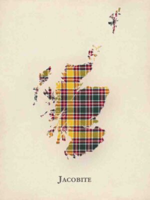 Jacobite Tartan, Clan Jacobite, Jacobite Family, Jacobite Clan Gift, Jacobite History, Tartan Map, Tartan Map Print, Scotland Wall Art, Jacobite, Tartan Gift, Scottish Poster, Archival Print, Clan Map, Scotland Print, Jacobite Poster, High Quality Print, Scottish Heritage, Clan Tartan, Wall Art, Historical Poster, Quality Print, Ancestral Map, Collectible Poster