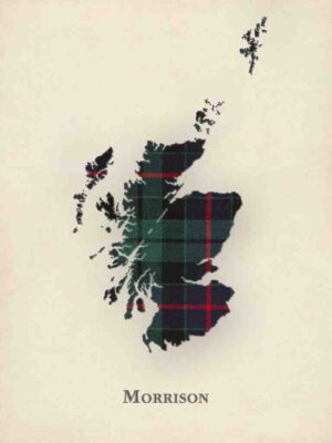 Clan Morrison Green, Tartan Map, Tartan Map Print, Scotland Wall Art, Morrison Green, Tartan Gift, Scotch Gift, Clan Morrison, Tartan Map Poster, Museum Quality, Designed In Scotland, Scottish Heritage, Clan Poster, High Quality Print, Home Decor, Ancestry Gift, Scottish Clan, Traditional Tartan, Wall Art, Heritage Poster, Family Ancestry, Scottish Culture