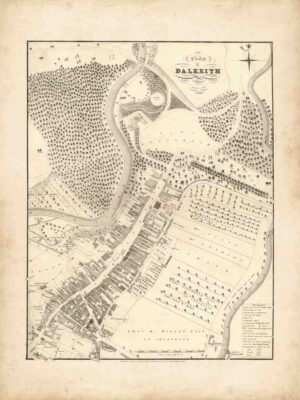 Scotland Town Plan, Old Scottish Drawing, Antique Scottish Art, Scottish Borders Map, Map Of Edinburgh, Cupar Fife Map, Antique Midlothian, Poster Of Midlothian, Old Map Of Dalkeith, Old Dalkeith Plan, Vintage Midlothian, Old Map Loanhead, Dalkeith, Dalkeith Map, Edinburgh 1883, Antique Town Plan, Fine Art Print, History Lovers, Vintage Map Poster, Historic Dalkeith, Classic Edinburgh Map, Scottish Heritage Print, Old Town Plan, Antique Map Art, Edinburgh History, Collectors Map Print, Historic Scotland, Decorative Wall Art