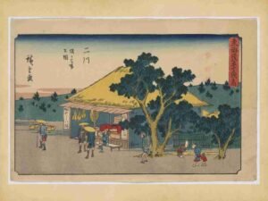 Hiroshige, Unique, Hokusai, Torii, Culture, Katsushika, Cherry Blossom, Ink, Kabuki, Kanji, Traditional, Landscape, Sakura, Woodblock Print, Samurai, Nature, Geisha, Chiyogami, Shinhanga, Vintage, Asia, Samurai, Edo Period, Kyoto Art, Edo Period"