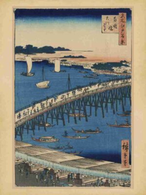 Edo Period, Japanese Art, Japanese History, Ukiyo Art, Nature Print, Woodblock, Kabuki, Sumo Match, Oriental Art, Cherry, Play, Browsing, Bridge Art, Blossoms, Crowd, River Bridge, Floating World, Night Lights, Spiral Bridge, Japanese Print, Tokyo Landscape, Water City, Asian Decor, Floating City, Japanese Culture, Woodblock Print"