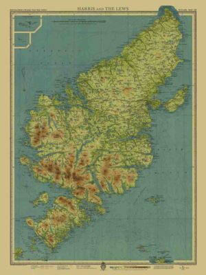 Old Map Harris, Old Map Of Lewis, Lewis Historic Map, Isle Of Lewis, Stornoway, Leurbost, Gabhair, Arnol, Tarbert, Callanish, Garenin, Maraig, Kneep, Vintage Map, Outer Hebrides, Harris Poster, Lewis Print, Stornoway Art, Home Decor, Wall Art, Map Poster, Vintage Decor, Outer Hebrides Map, Scotland Art, Historic Map, Travel Poster, Cartography Print, Scottish Islands Decor