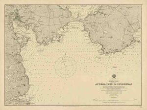 Outer Hebrides, Scottish Hebrides, Hebridean Islands, Old Sea Chart, Scottish Islands Art, Sandwick, Melbost, Knock, Garrabost, Bayble, Steornabhagh, Isle Of Lewis, Lewis Scotland Art, Stornoway, Nautical Chart, Vintage Poster, Maritime History, Nautical Decor, Stornoway History, Isle Of Lewis History, Nautical Art, Maritime Poster, Antique Map, Nautical Theme, Scottish Isles, Stornoway Map, Vintage Nautical