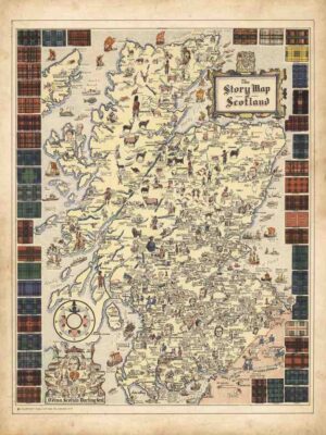 Old Map Of Scotland, Old Scottish Map, Vintage Scottish Map, Historical Map, Old Map, Scottish Gift, Scottish Wall Decor, Scotland Wall Decor, Scotland Home Decor, Scottish Tartans, Tartan Home Decor, Scottish Gift Framed, Framed Print, Vintage Scotland Map, 1935 Scotland Map, Scottish Map Poster, Scotland Map Tartans, Map With Clans, Tartan Illustrations, Scottish Clans Map, Antique Scotland Map, 1935 Vintage Map, Historical Scotland Art, Scotland History Map, Scottish Heritage Poster, Old Scotland Map, Vintage Clan Map