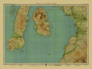 Isle Of Arran Map, Lower Clyde Map, Mull Of Kintyre, Gigha Old Map, Troon Antique Map, Ayr Historic Map, Saltcoats Map, Brodick Map, Campbeltown Map, Culzean Vintage Map, Girvan Old Map, Whiting Bay Old Map, Scotland Nautical, Scotland Map Print, High Quality Map, Travel Enthusiasts, Scotland Wall Art, Scottish Maps, Adventure Maps, Map Decor, Cartography Art, Travel Souvenirs, Detailed Maps, Map Collectors, Scottish Travel, Unique Map Prints